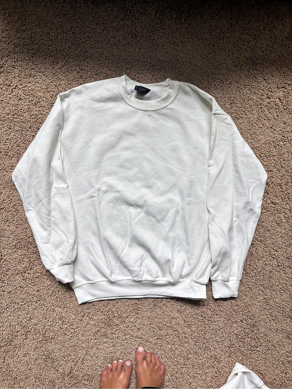 Gildan Heavy Blend Crewneck Sweatshirt Sweatshirts White Medium 3-Pack